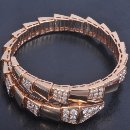 [Clover Jewels]SERPENTI BRACELET PINK GOLD DIAMOND