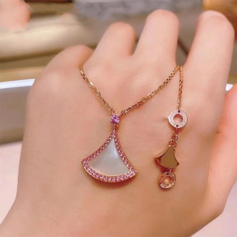 [Clover Jewels]DREAM NECKLACE MOP DIAMOND PINK