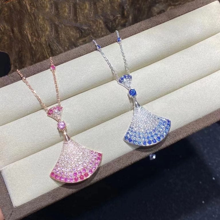 [Clover Jewels]DREAM NECKLACE AGATE SILVER DIAMOND