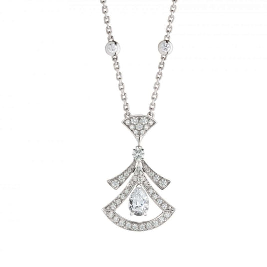 [Clover Jewels]DREAM NECKLACE WHITE DIAMOND SILVER