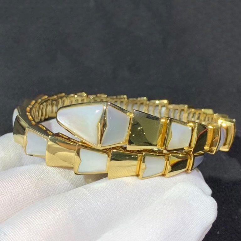 [Clover Jewels]SERPENTI BRACELET MOP GOLD