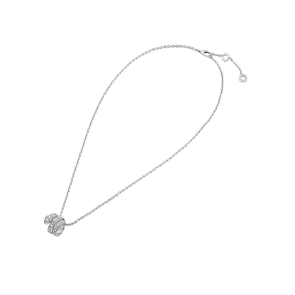 [Clover Jewels]SERPENTI  NECKLACE DOUBLE RING DIAMOND