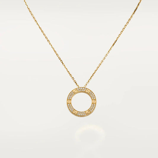 [Clover Jewels]LOVE NECKLACE ADJUSTABLE ROSE GOLD