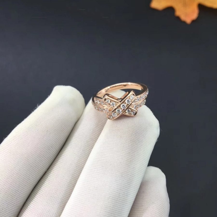 [Clover Jewels]JEUX DE RING PINK GOLD DIAMOND