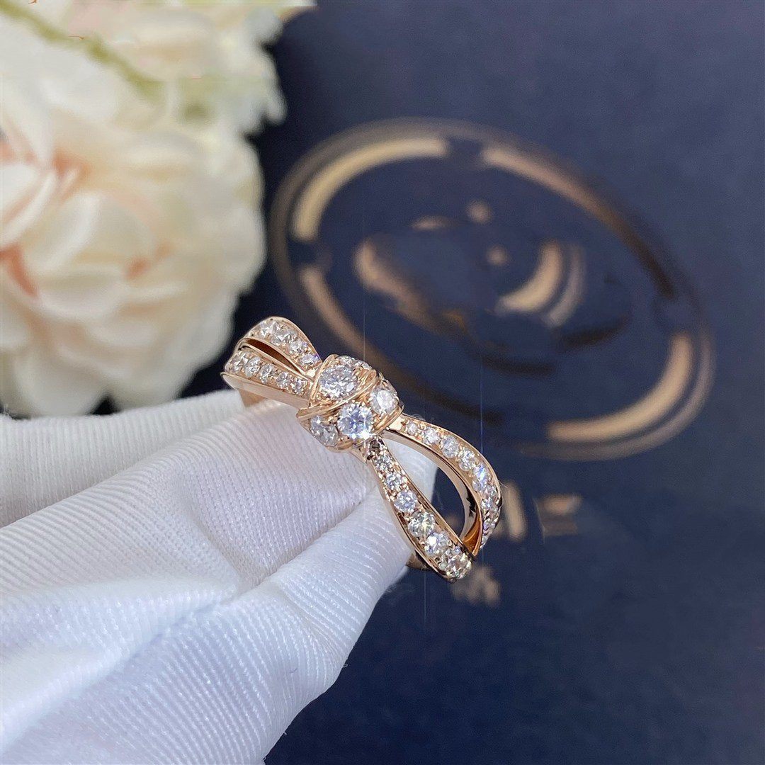 [Clover Jewels]LIENS PINK GOLD DIAMOND RING