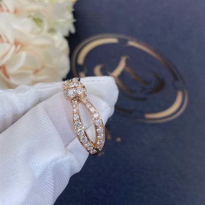 [Clover Jewels]LIENS PINK GOLD DIAMOND RING