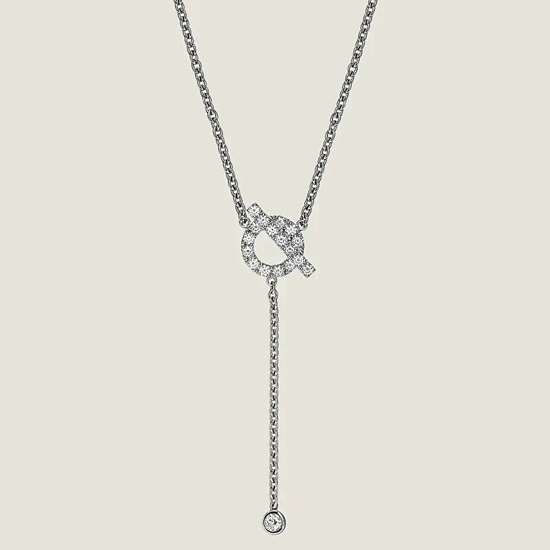 [Clover Jewels]FINESSE SILVER DIAMOND NECKLACE