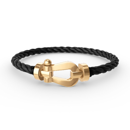 [Clover Jewels]FORCE LARGE HORSESHOE NO DIAMOND BRACELET GOLD