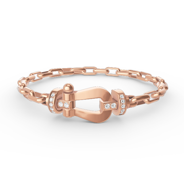 [Clover Jewels]FORCE LARGE HORSESHOE CLASP  METAL BRACELET