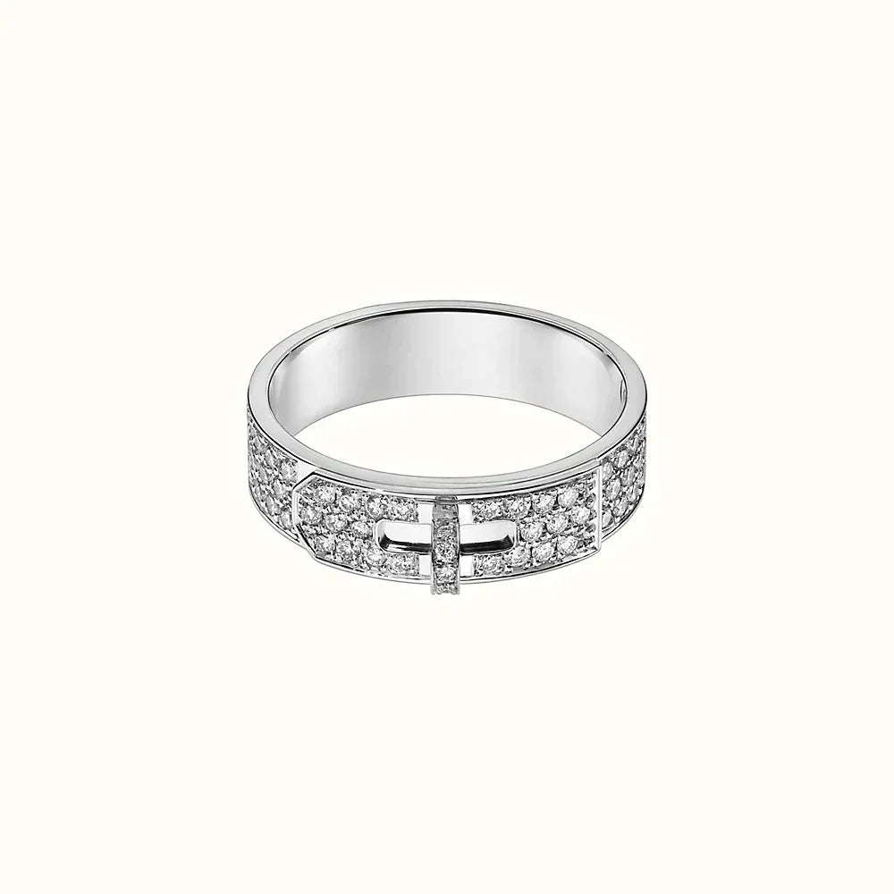 [Clover Jewels]KELLY SILVER DIAMOND RING