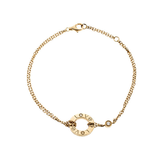 [Clover Jewels]LOVE BRACELET 2 DIAMOND