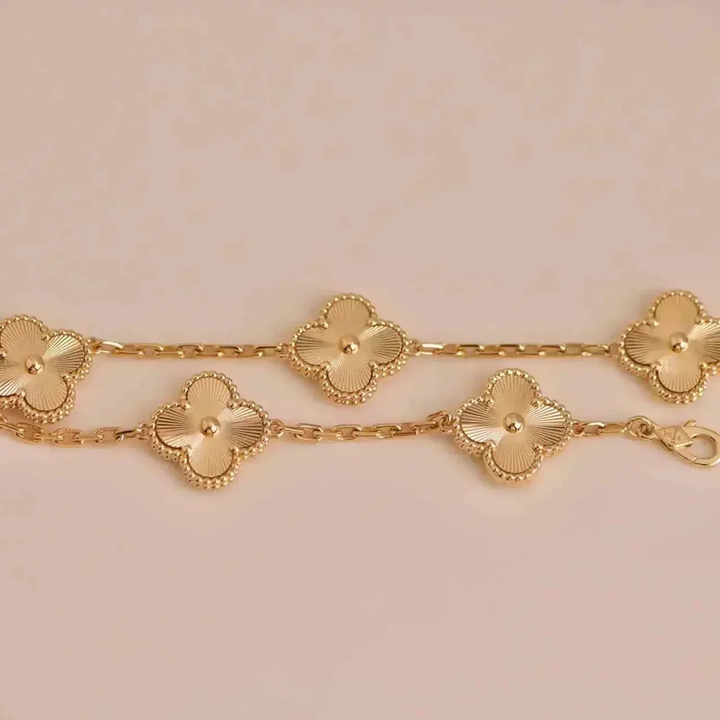 [Clover Jewels]CLOVER 5 FLOWERS LASER BRACELET