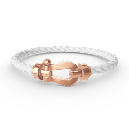 [Clover Jewels]FORCE LARGE HORSESHOE NO DIAMOND BRACELET ROSE GOLD