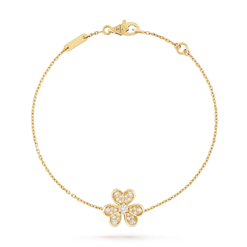 [Clover Jewels]FRIVOLE GOLD FLOWER DIAMOND BRACELET