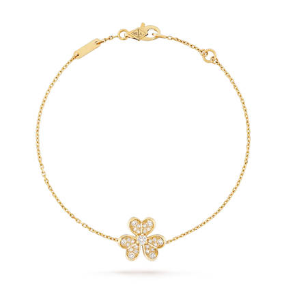 [Clover Jewels]FRIVOLE GOLD FLOWER DIAMOND BRACELET