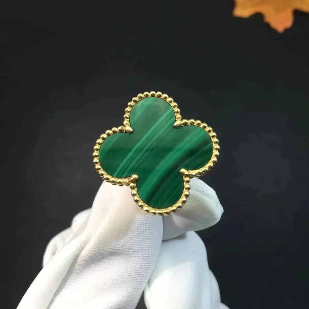 [Clover Jewels]CLOVER MALACHITE RING