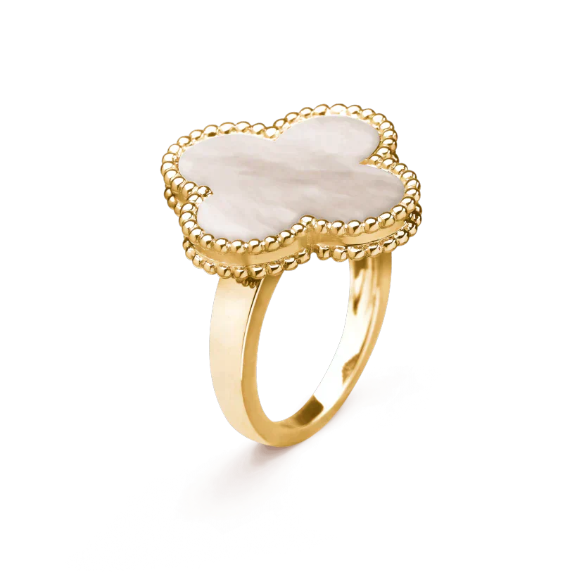 [Clover Jewels]CLOVER WHITE MOP RING