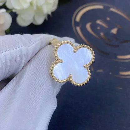 [Clover Jewels]CLOVER WHITE MOP RING