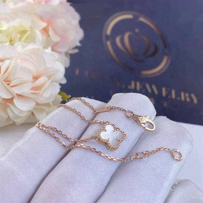 [Clover Jewels]CLOVER WHITE MOP SINGLE FLOWER BRACELET