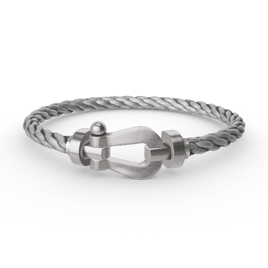 [Clover Jewels]FORCE LARGE HORSESHOE NO DIAMOND BRACELET SILVER